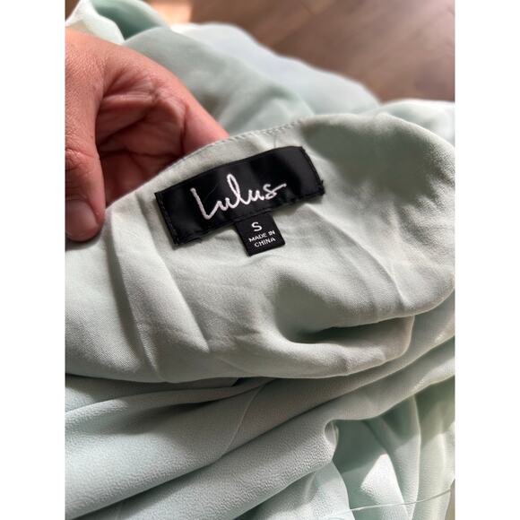 Lulus Tiered Blue Maxi Dress - Picture 6 of 7